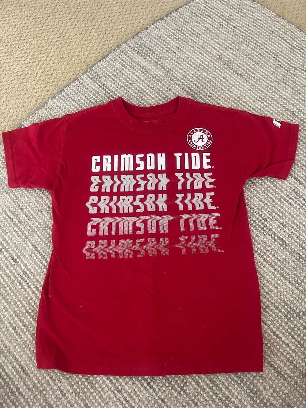 Russell Athletic Kids Crimson Tide Red Graphic Tee
